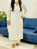 Anaisha Rayon Chikankari Women's Solid Kurta Palazzo Set - White