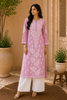 Esha Premium Modal Chikankari Solid Women's Kurta - Dusty Pink