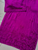 Palak Premium Chikankari Hand Embroidered Kurta Palazzo Set - Purple